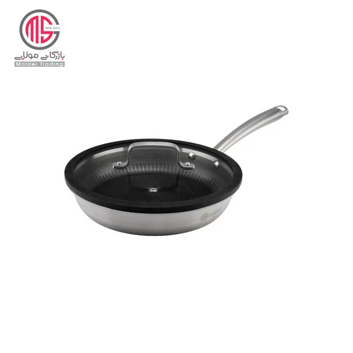 ماهیتابه تک دسته سایز 24 کف لیزری ام جی اس MGS مدل PS3133