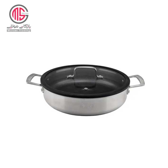 تابه دو دسته سایز 24 کف لیزری ام جی اس MGS مدل PS3130